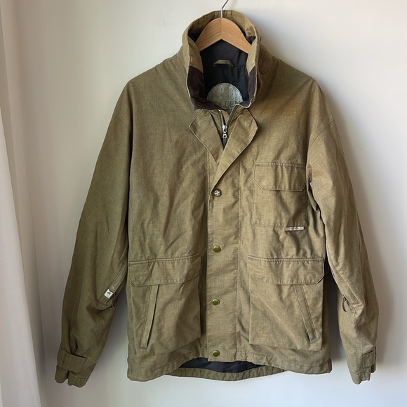 Holden Prost Jacket Hemp Blend Ski Snowboard Green/Tan Water Resistant Size M - Picture 1 of 16